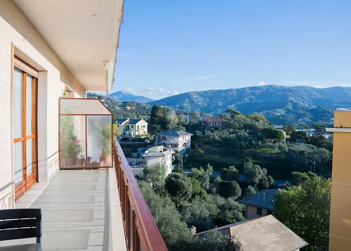 093 - Casa Panorama, Vista Mare E Vista Portofino, 500 Metri Centro Di Chiavari, Posto Auto Gratis Incluso * Chiavari
