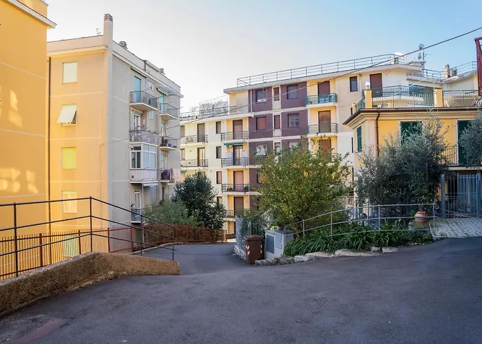093 - Casa Panorama, Vista Mare E Vista Portofino, 500 Metri Centro Di Chiavari, Posto Auto Gratis Incluso Apartment *