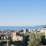 093 - Casa Panorama, Vista Mare E Vista Portofino, 500 Metri Centro Di Chiavari, Posto Auto Gratis Incluso Apartmán